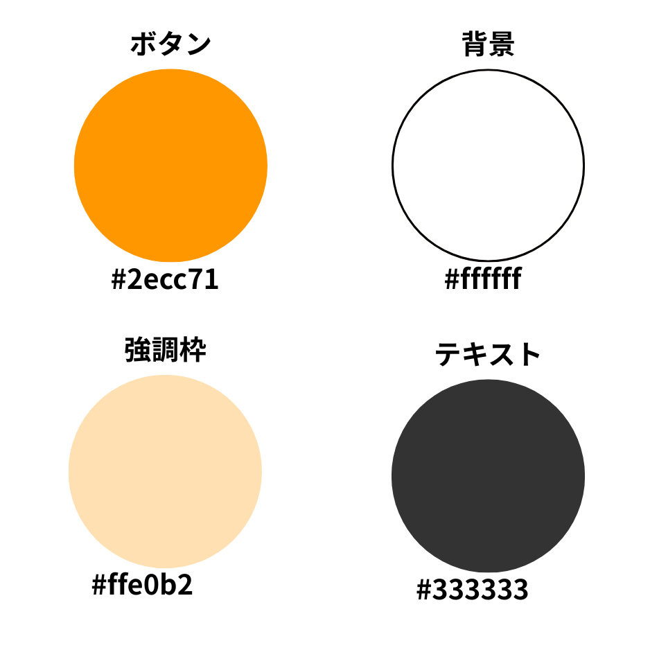 オレンジベース（元気・行動促進・勢いがある）